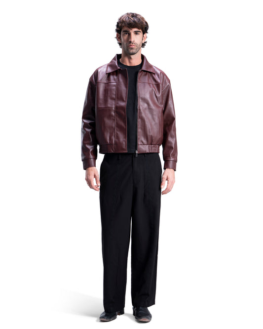Basic Leather Jacket