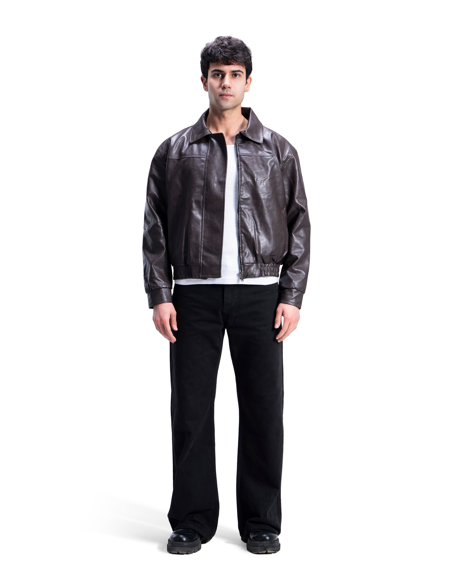 Basic Leather Jacket