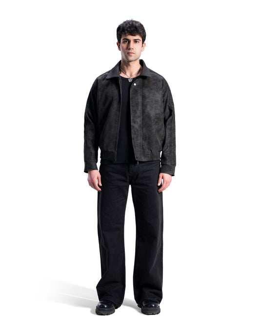 Greasy Leather Jacket